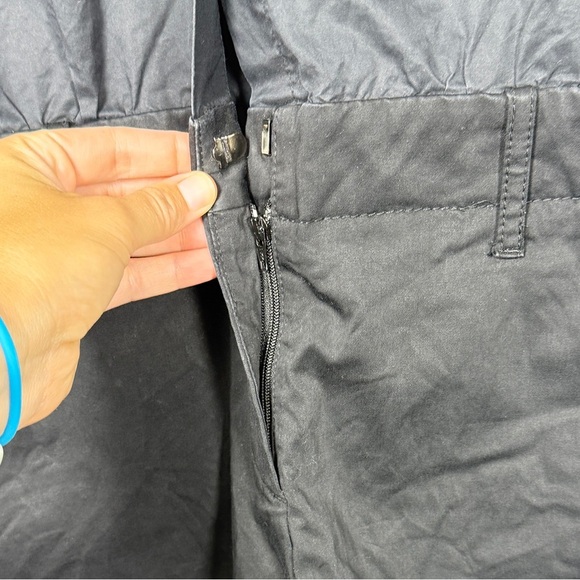 Theory Black Cotton Collared Romper Sz 6 photographer, hostess, blend - Picture 5 of 9